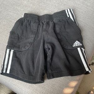 Adidas cotton sweatshorts.  Black size M.